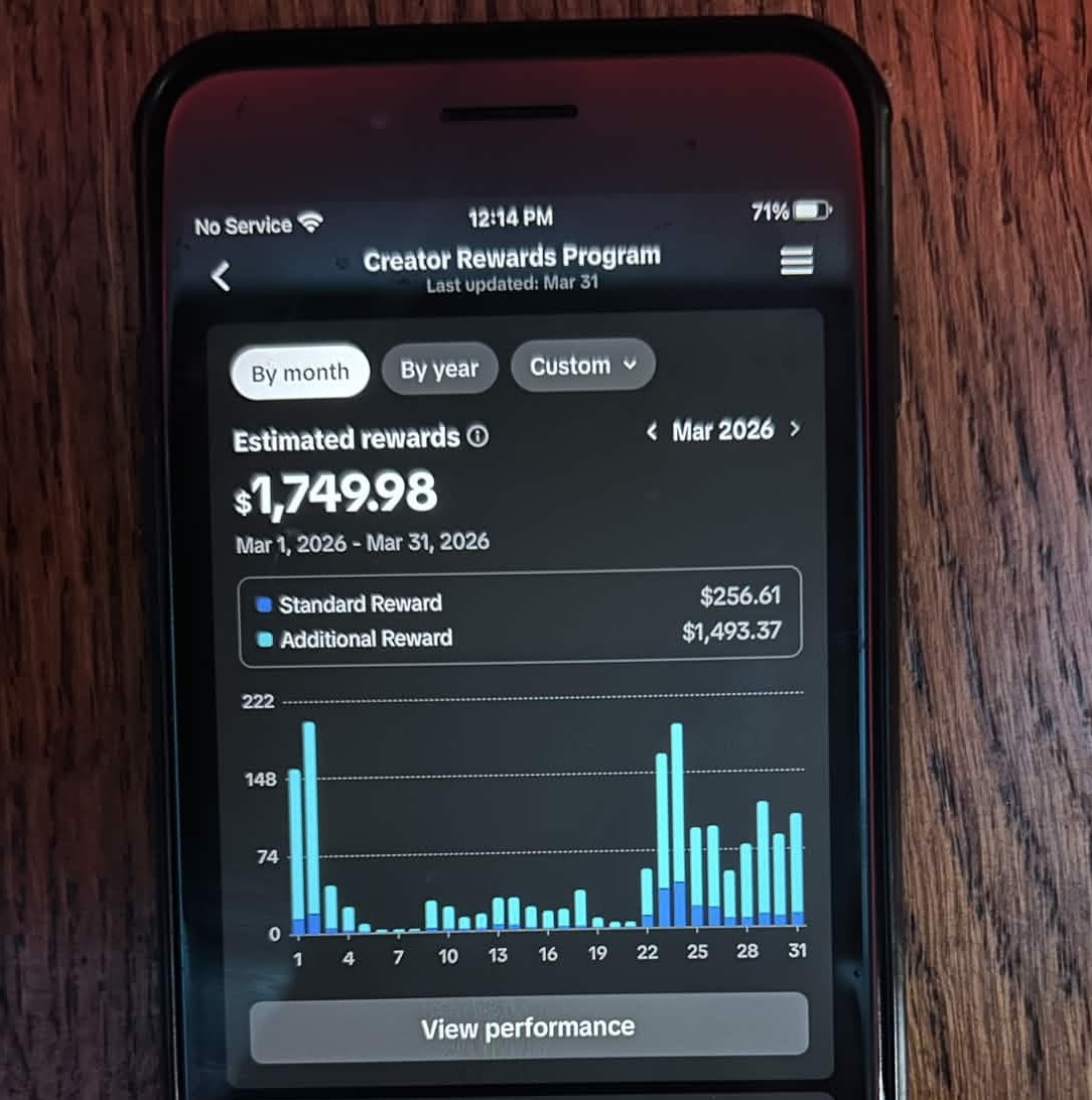 TikTok earnings proof